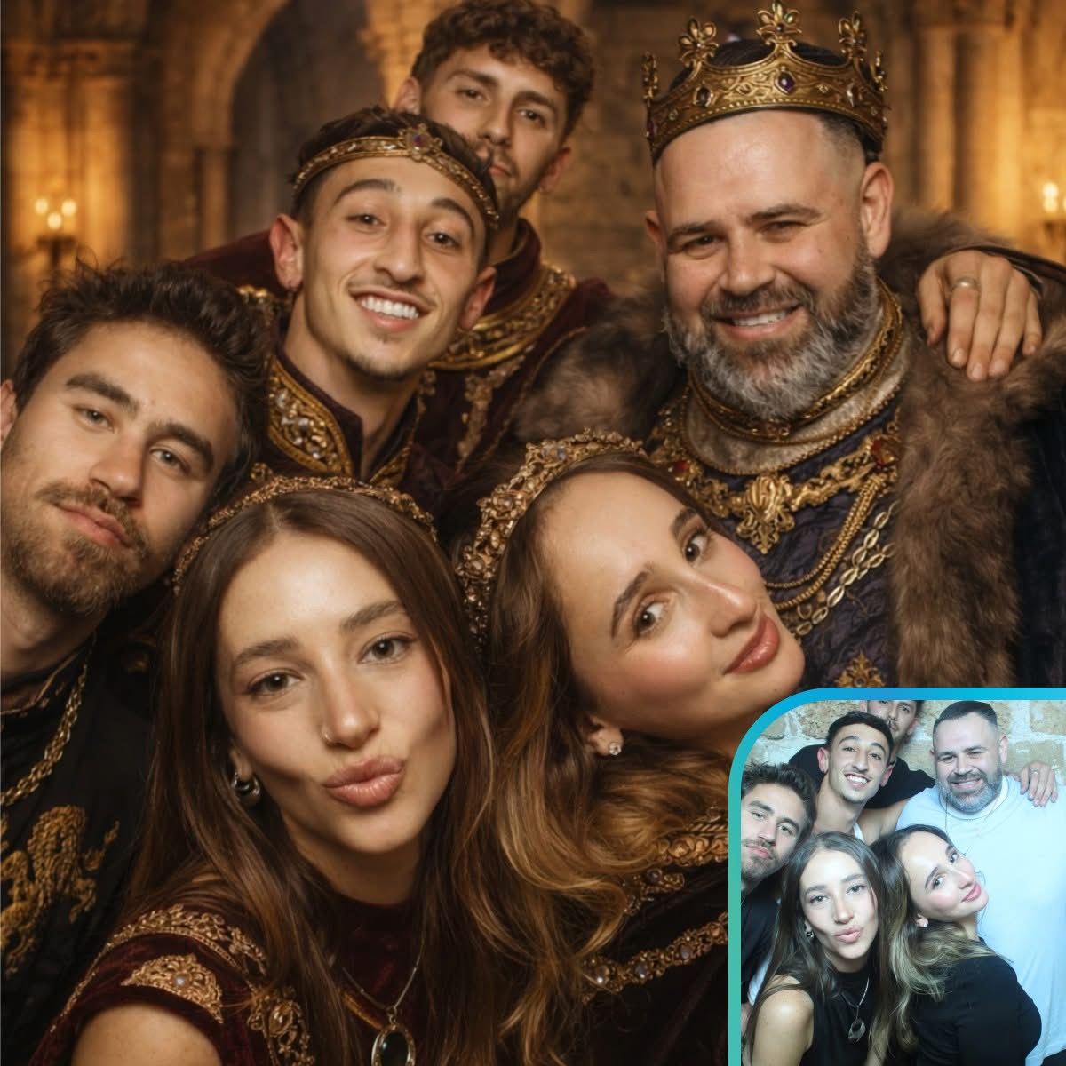 Guests posing for the AI photo booth at an NYC celebration — photo 2