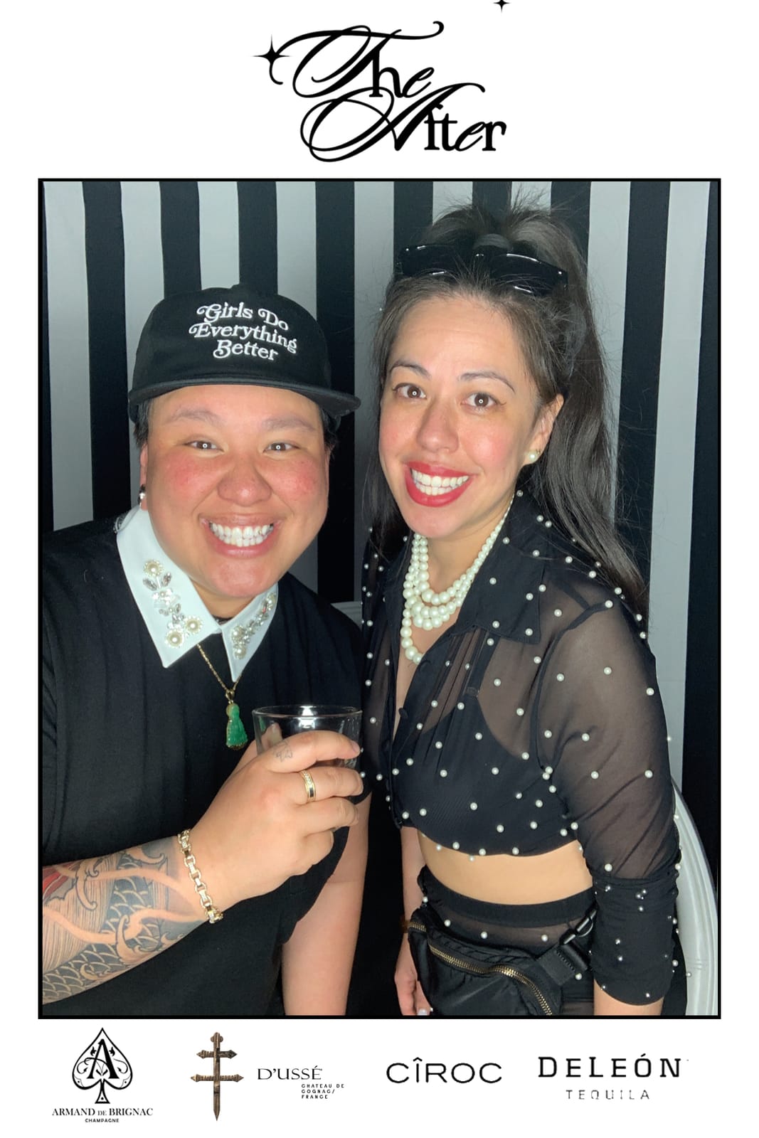 Guests at THE AFTER photo booth celebration