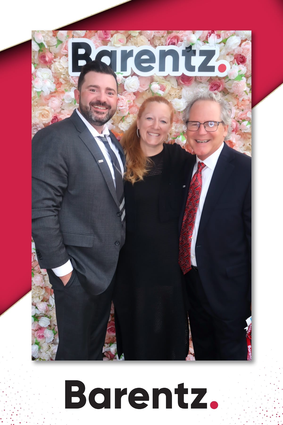 Three Barentz team members at the NYSCC 2025 Suppliers' Day booth