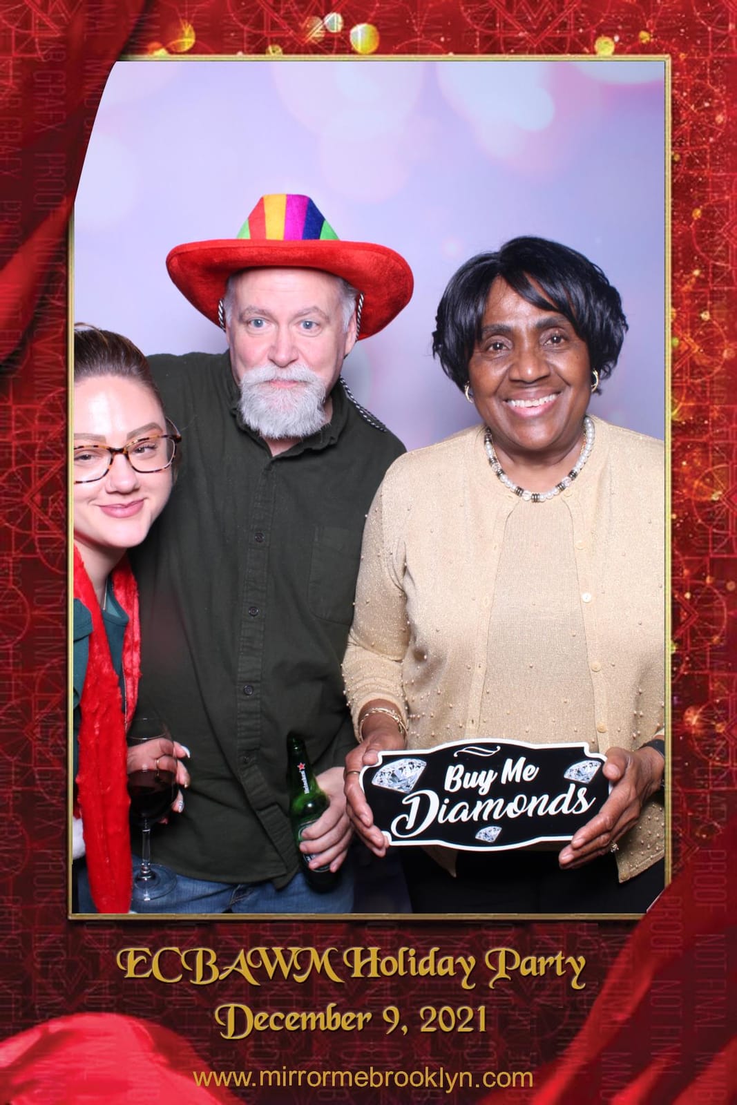 Guests at the ECBAWM Holiday Party December 9, 2021