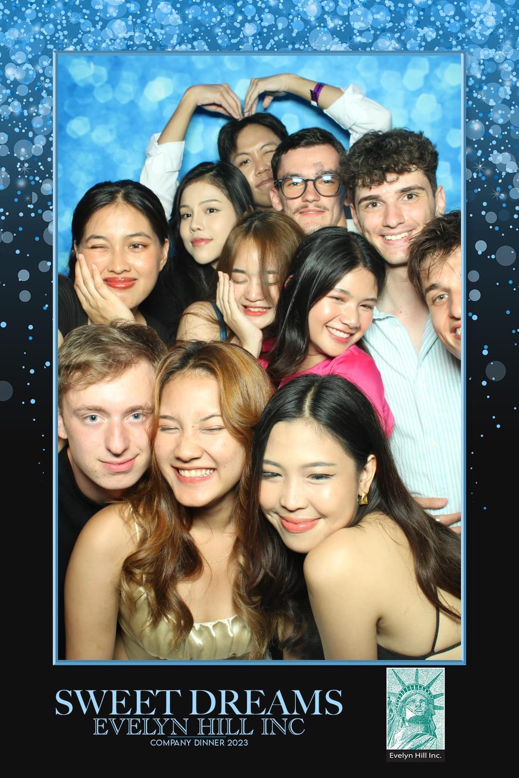 Colleagues posing together at Sweet Dreams 2023