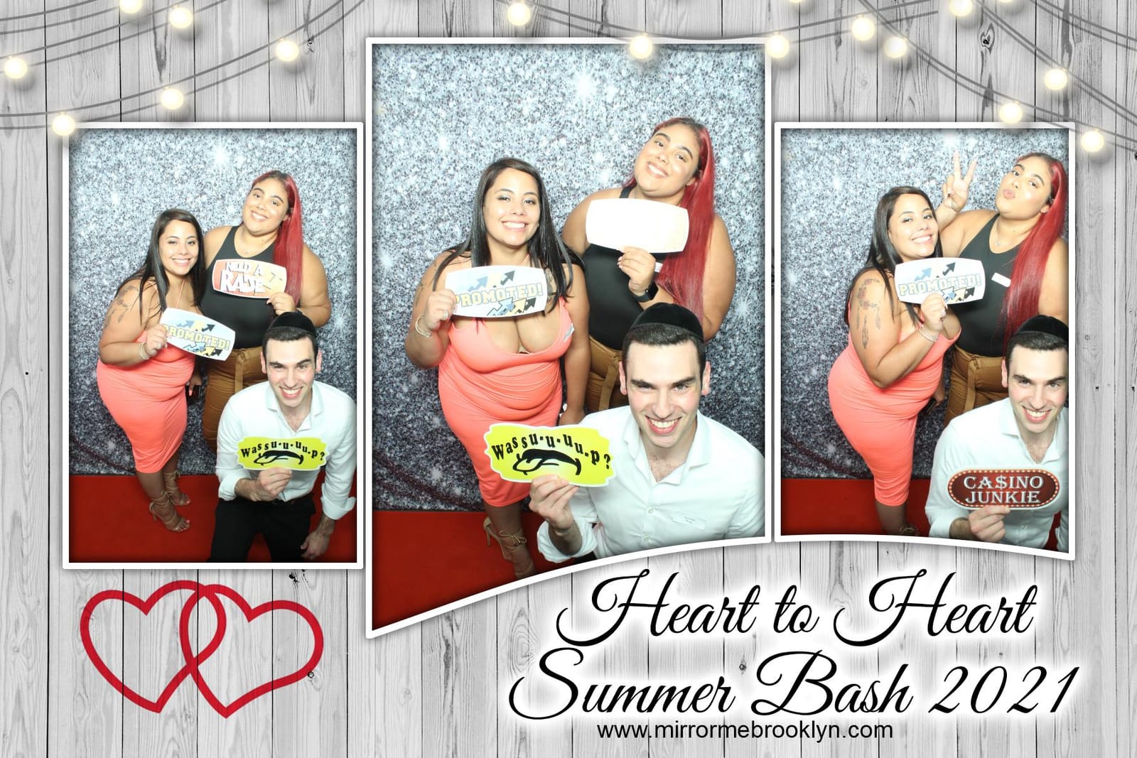 Group posing at the Heart to Heart Summer Bash 2021