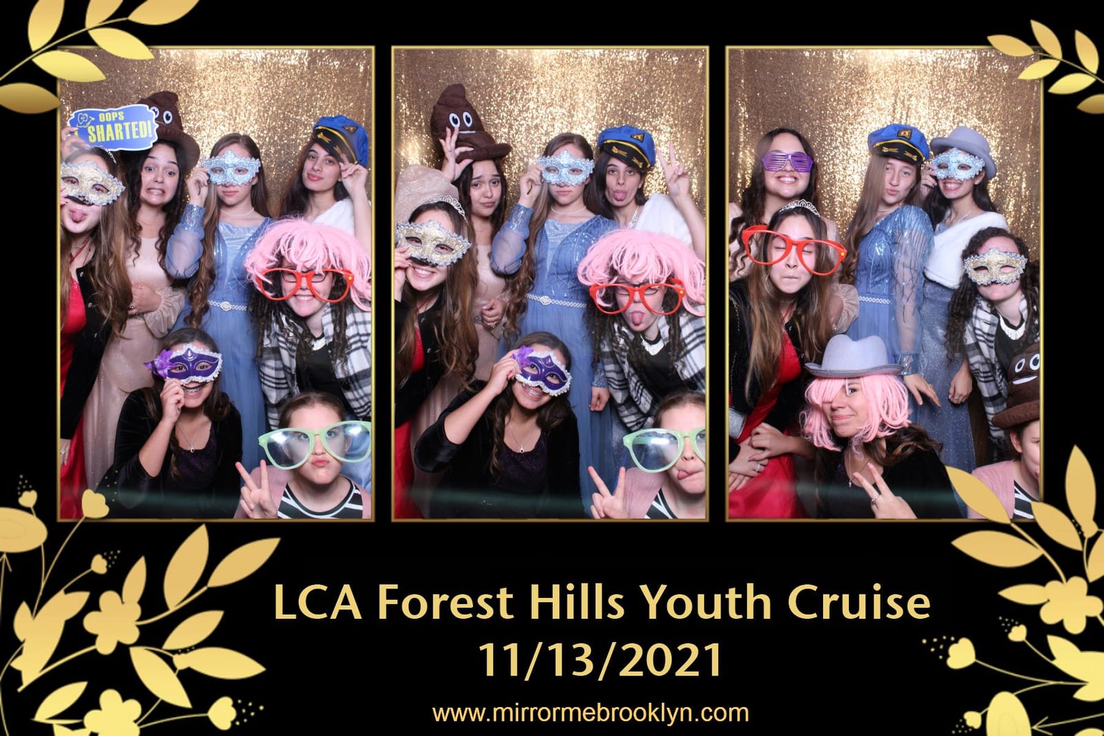 Friends celebrating at the LCA Forest Hills Youth Cruise